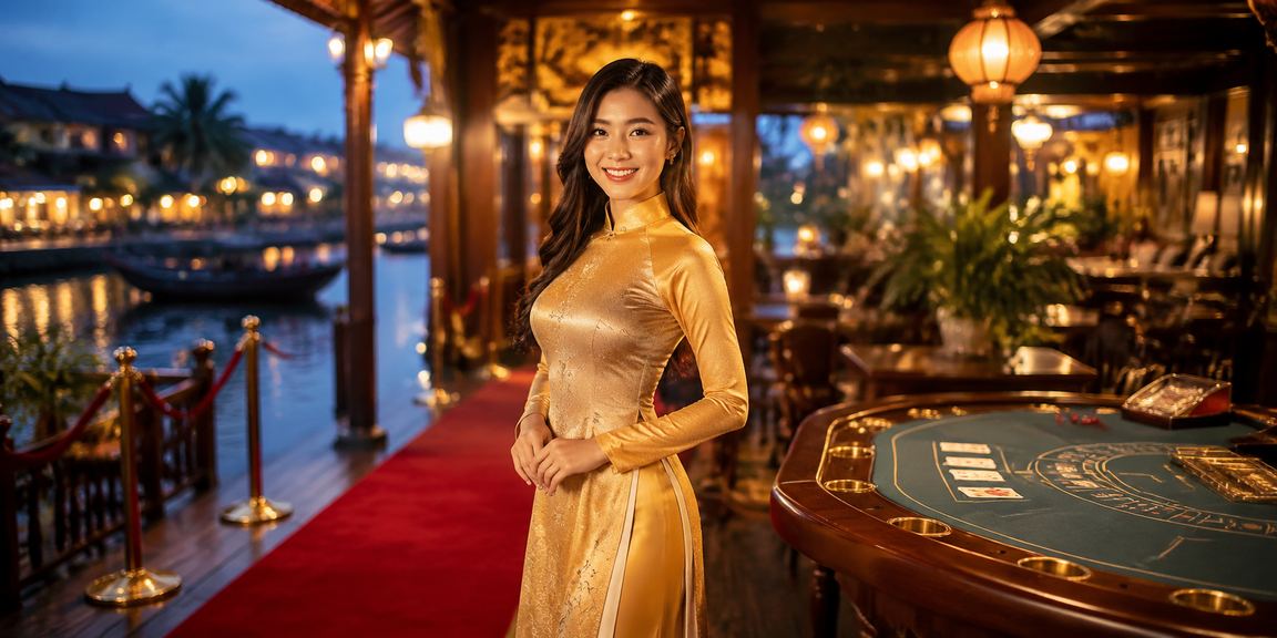 Cảnh giải trí casino Việt Nam với không khí đêm sôi động